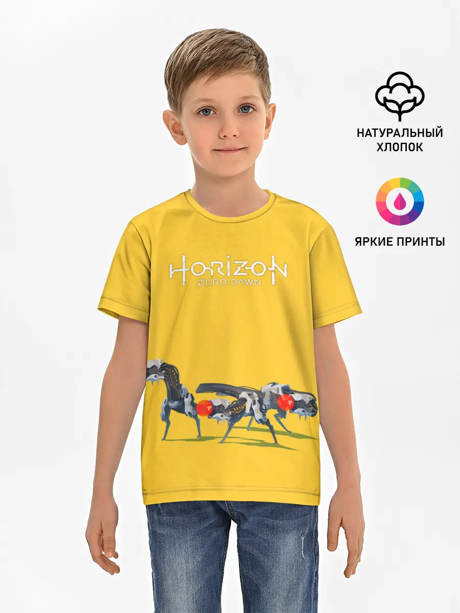 Детская базовая футболка / Элой на охоте