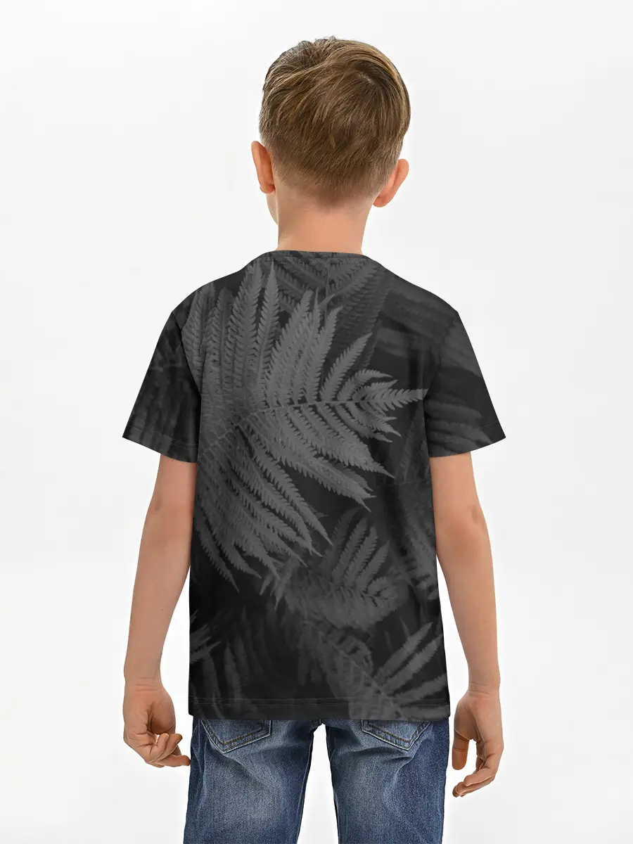 Детская базовая футболка / Neon light blue