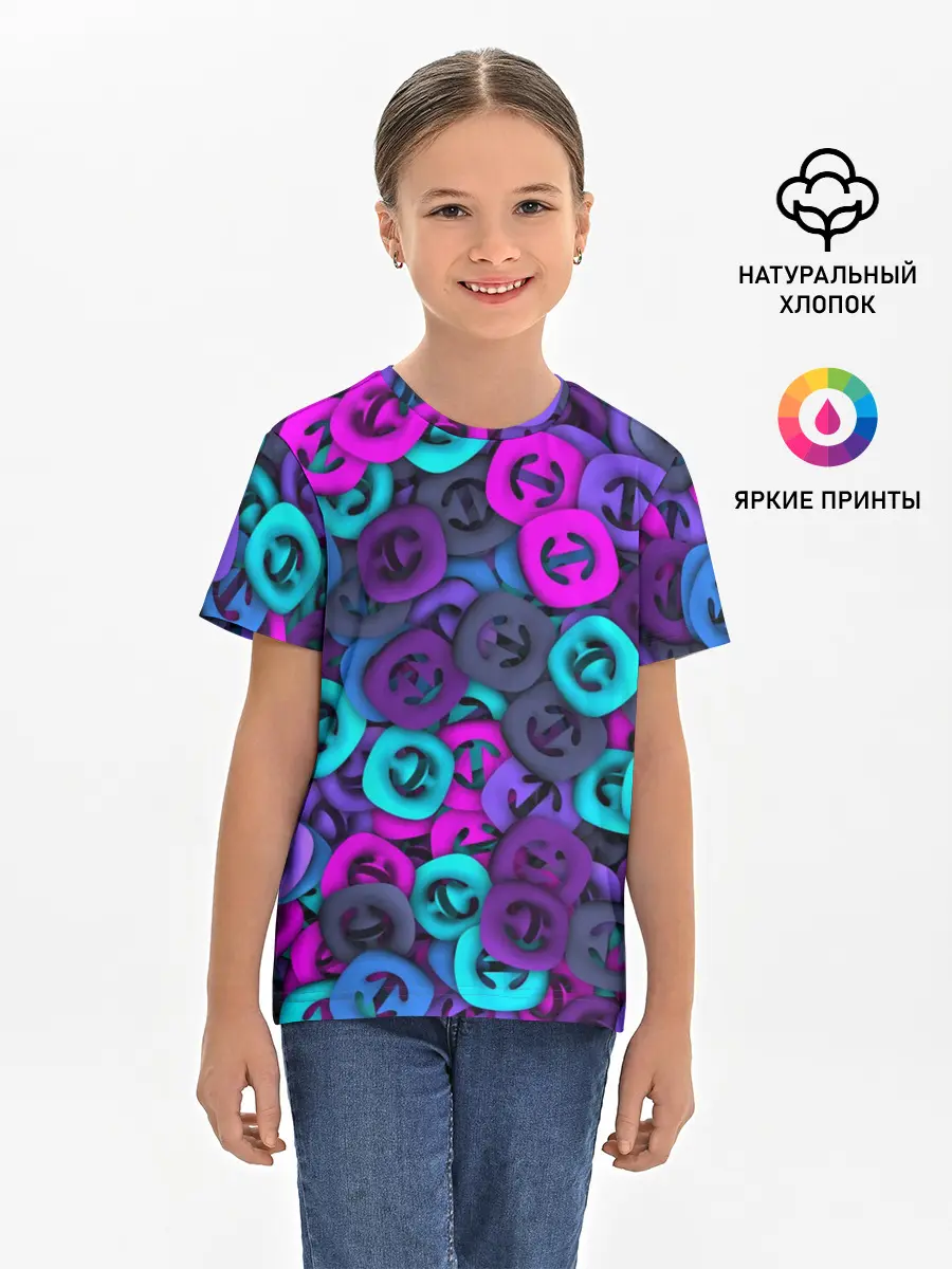 Детская базовая футболка / Неоновые снаперсы