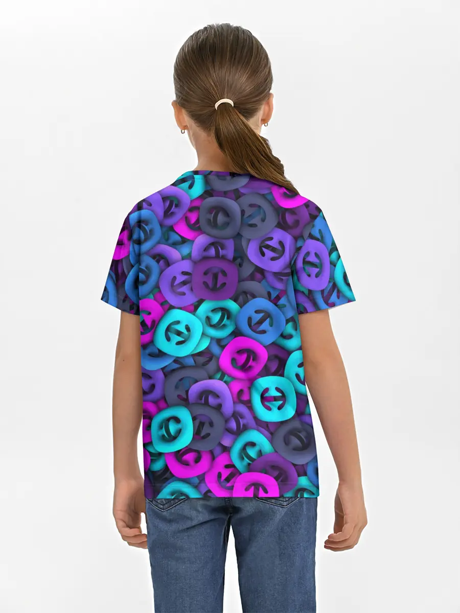 Детская базовая футболка / Неоновые снаперсы