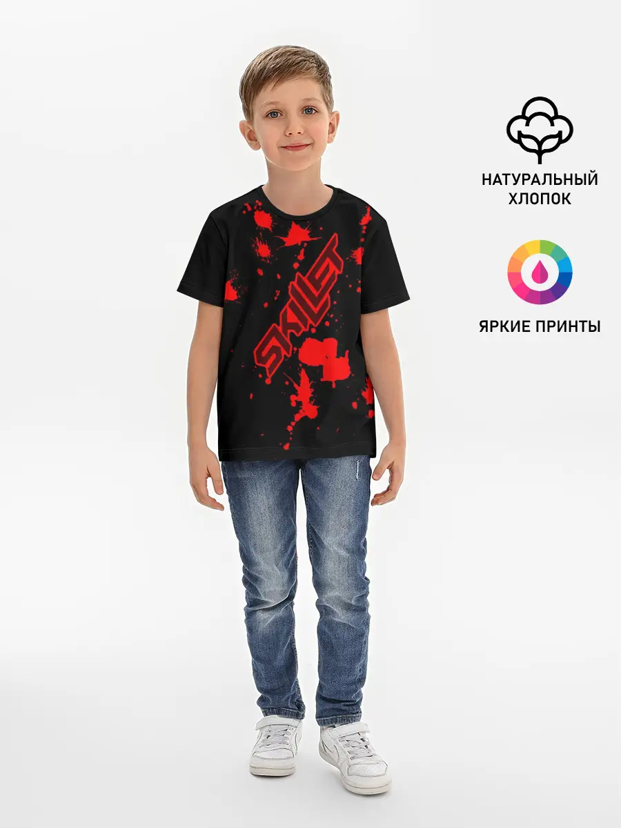 Детская базовая футболка / Skillet