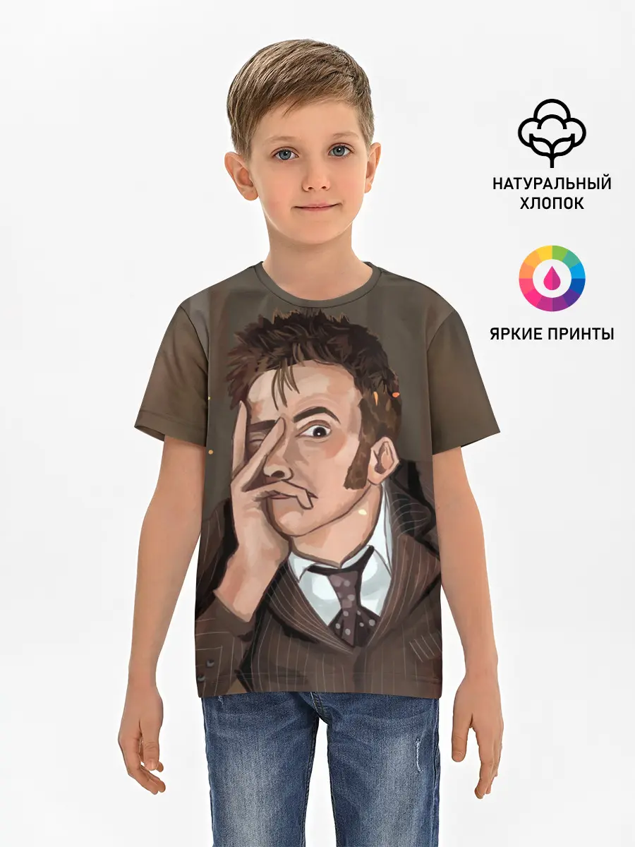 Детская базовая футболка / 10TH DOCTOR WHO