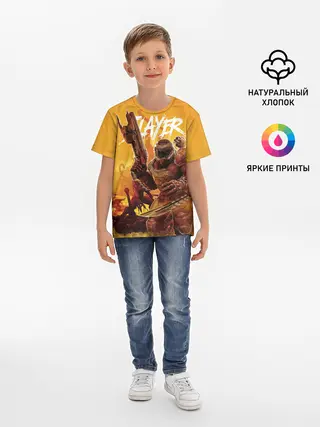 Детская базовая футболка / Doom Slayer