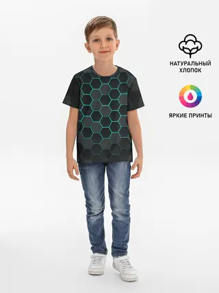 Детская базовая футболка / Big Octagon
