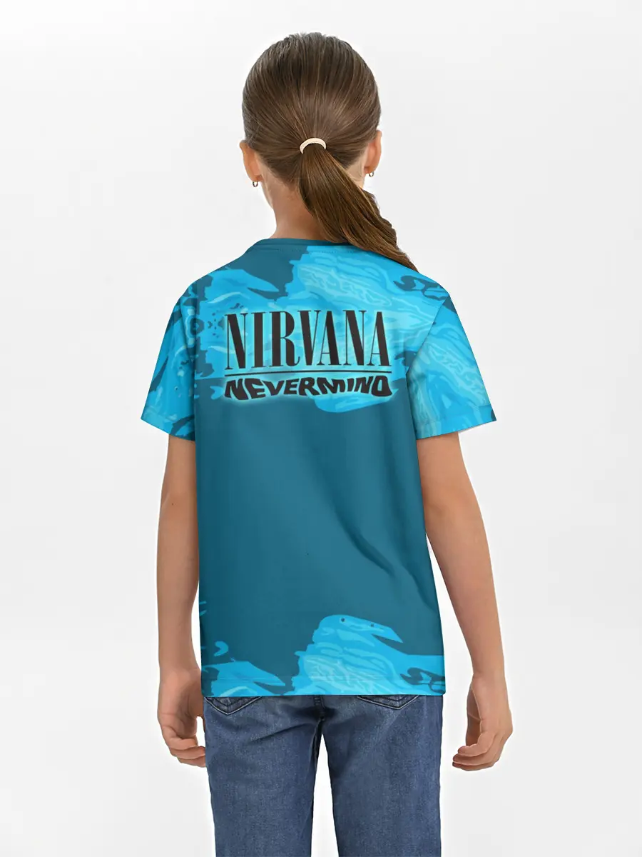 Детская базовая футболка / Nirvana & Simpson