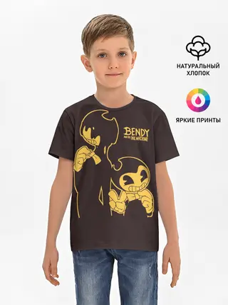 Детская базовая футболка / Bendy and the ink machine