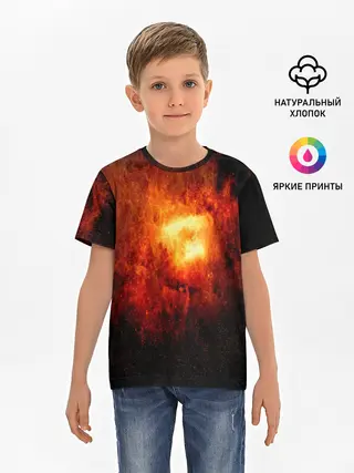 Детская базовая футболка / Черная дыра