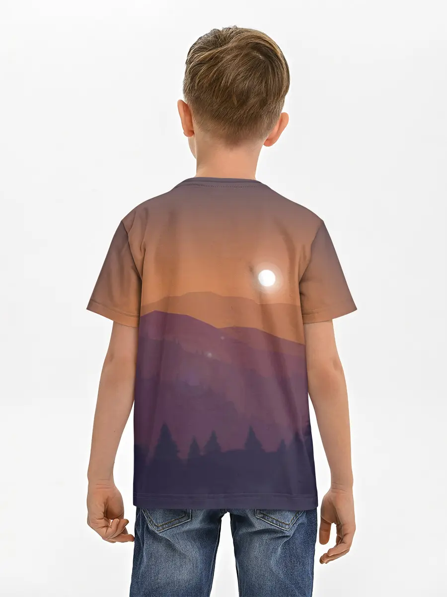 Детская базовая футболка / Горы