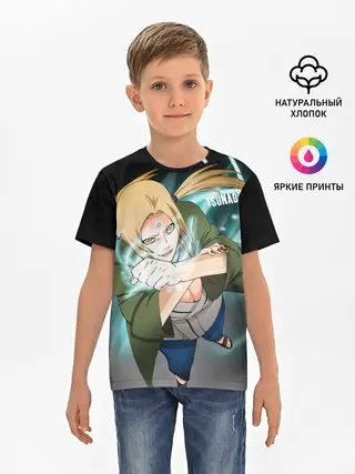 Детская базовая футболка / Цунаде