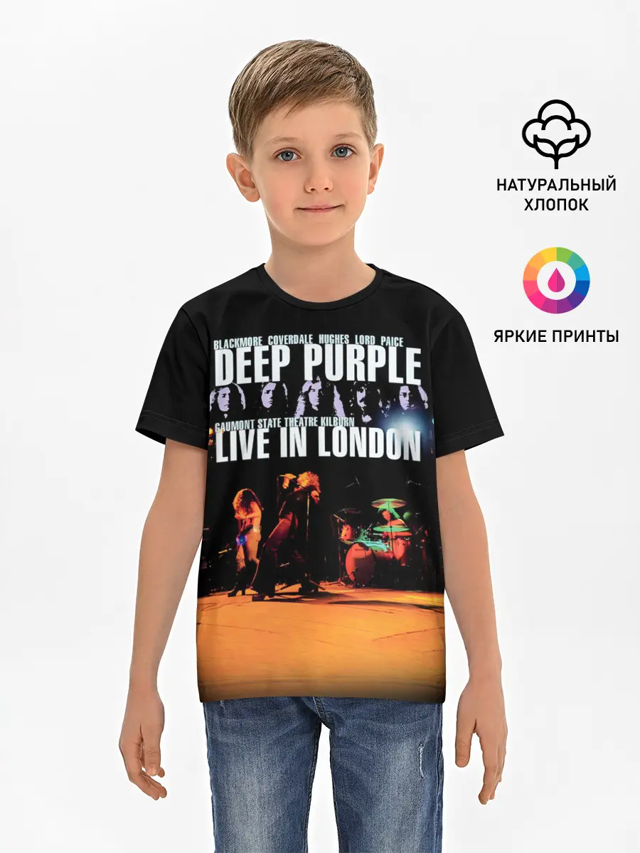 Детская базовая футболка / Deep Purple - Live In London