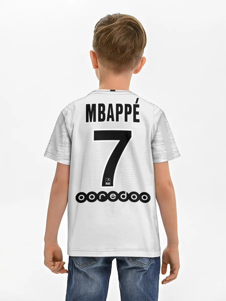 Детская базовая футболка / Mbappe away 18-19
