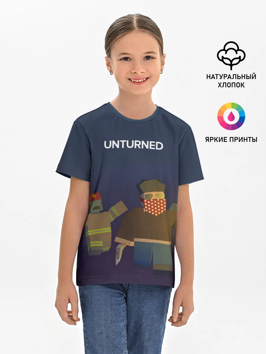 Детская базовая футболка / Unturned