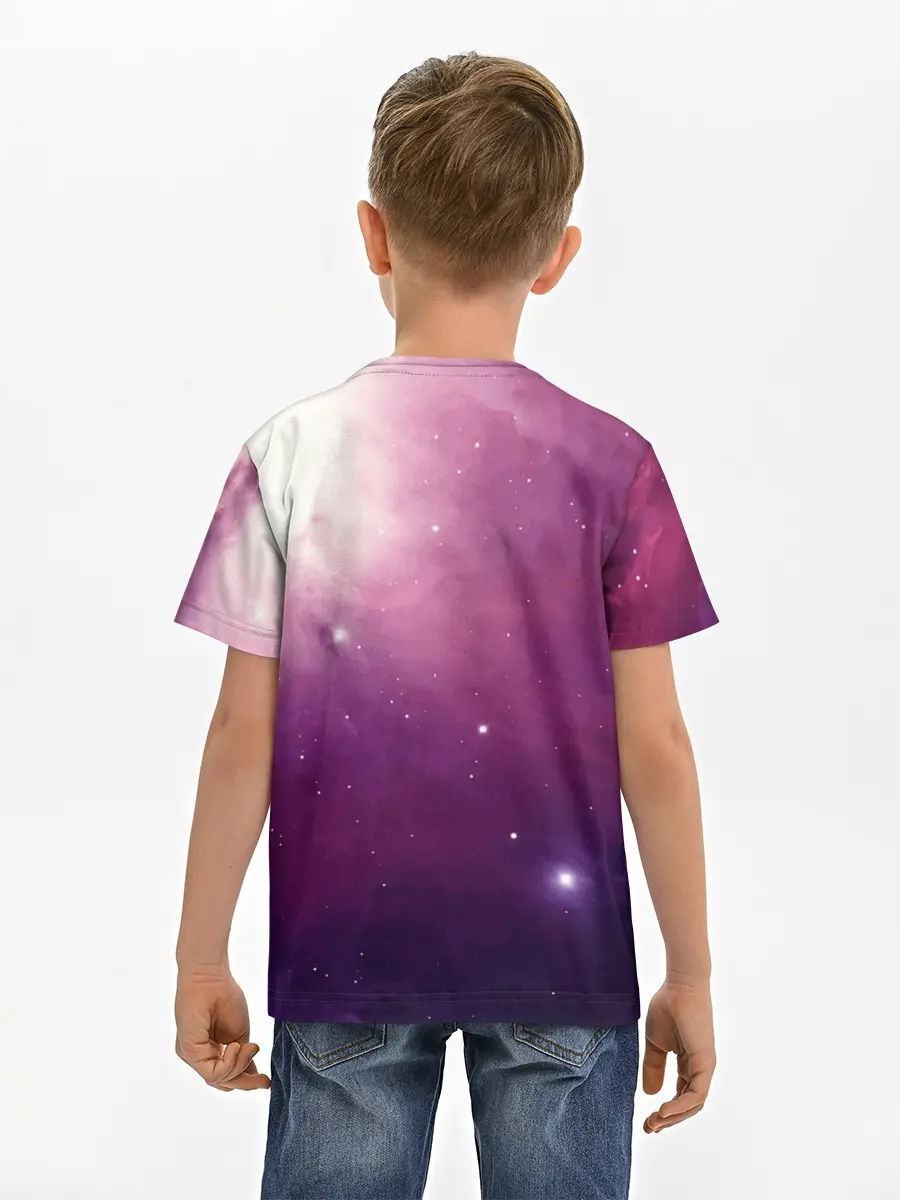 Детская базовая футболка / Космическая Лиса