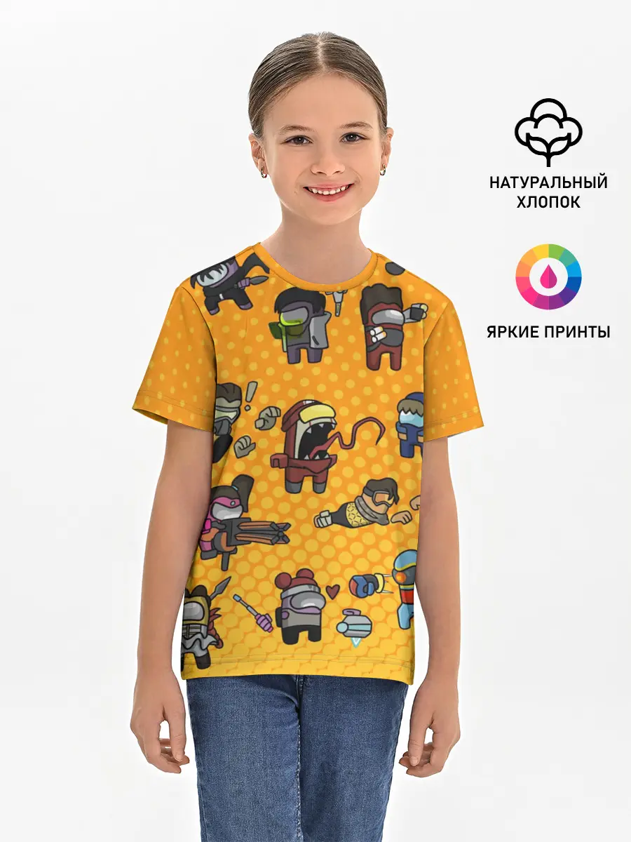 Детская базовая футболка / Among Us