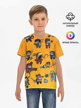 Детская базовая футболка / Among Us