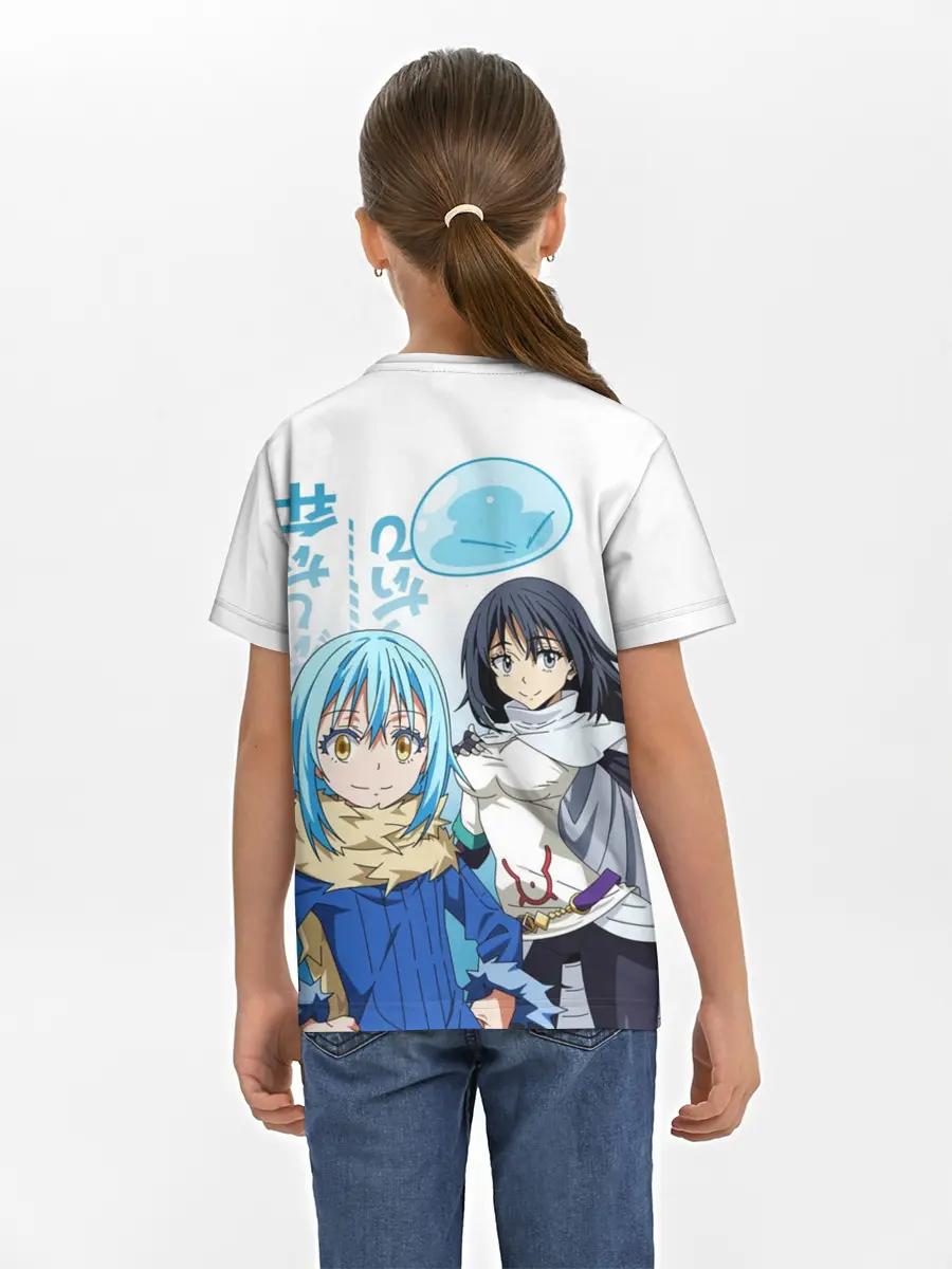 Детская базовая футболка / TenSura, Румиру и Сидзуэ