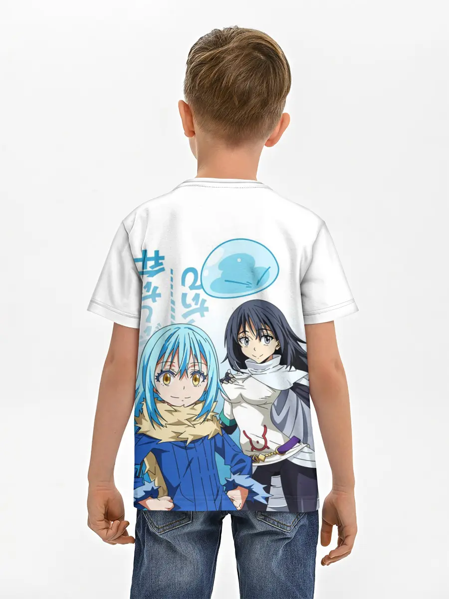 Детская базовая футболка / TenSura, Румиру и Сидзуэ