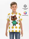 Детская базовая футболка / Animal crossing - Nook