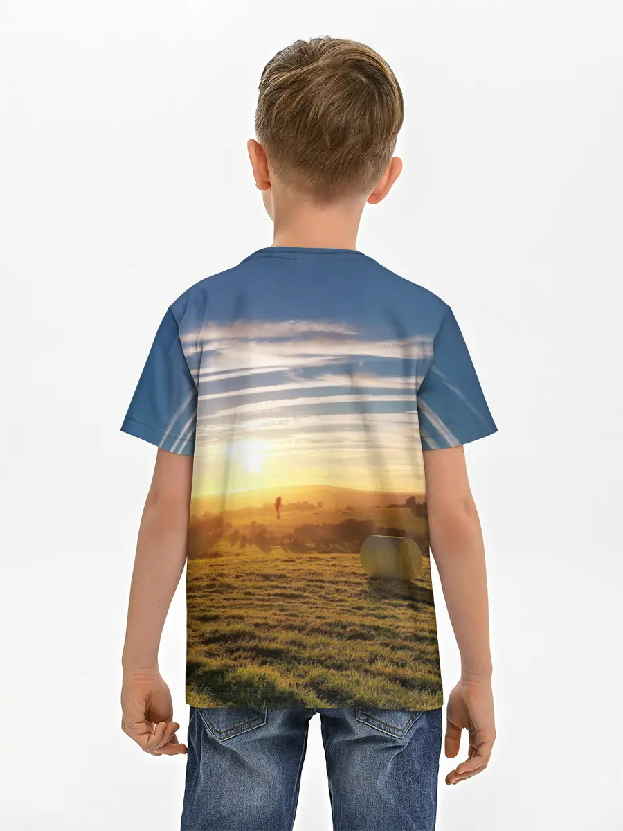 Детская базовая футболка / PUBG