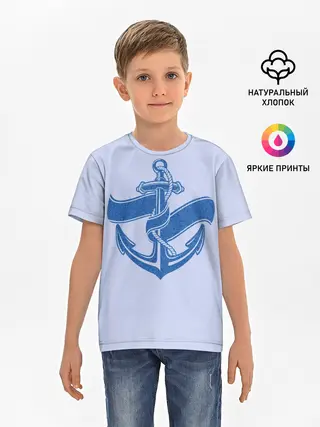 Детская базовая футболка / Якорь