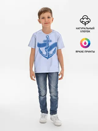 Детская базовая футболка / Якорь