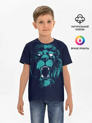 Детская базовая футболка / Лев