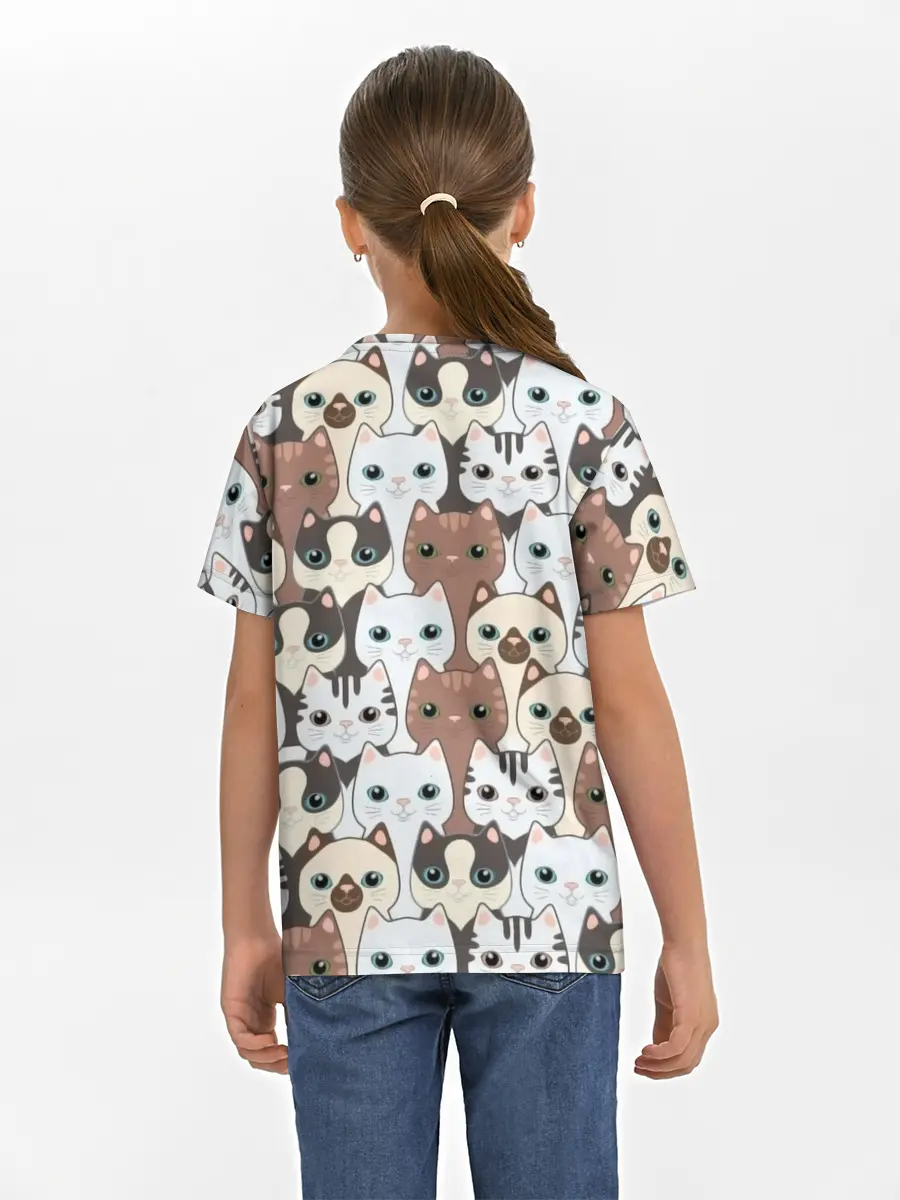 Детская базовая футболка / Животные.