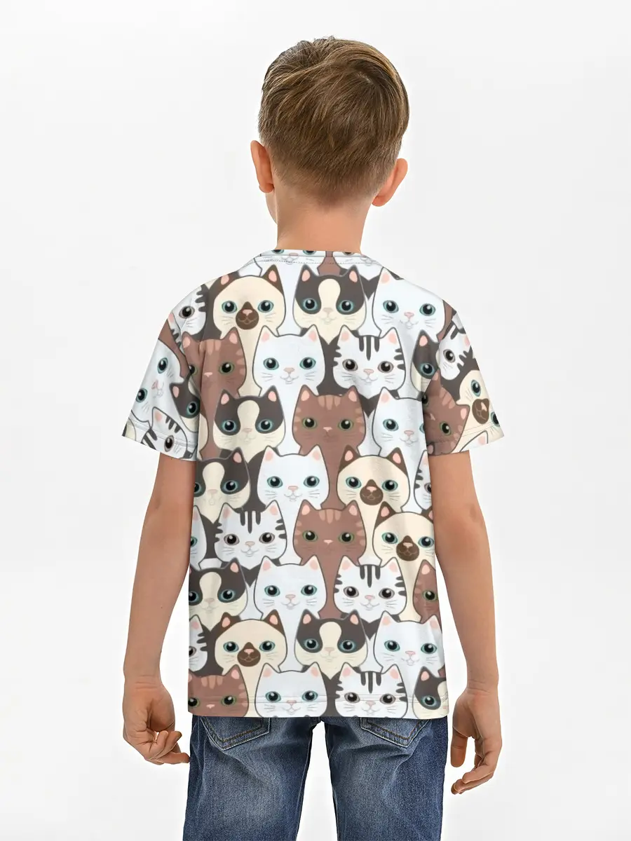 Детская базовая футболка / Животные.