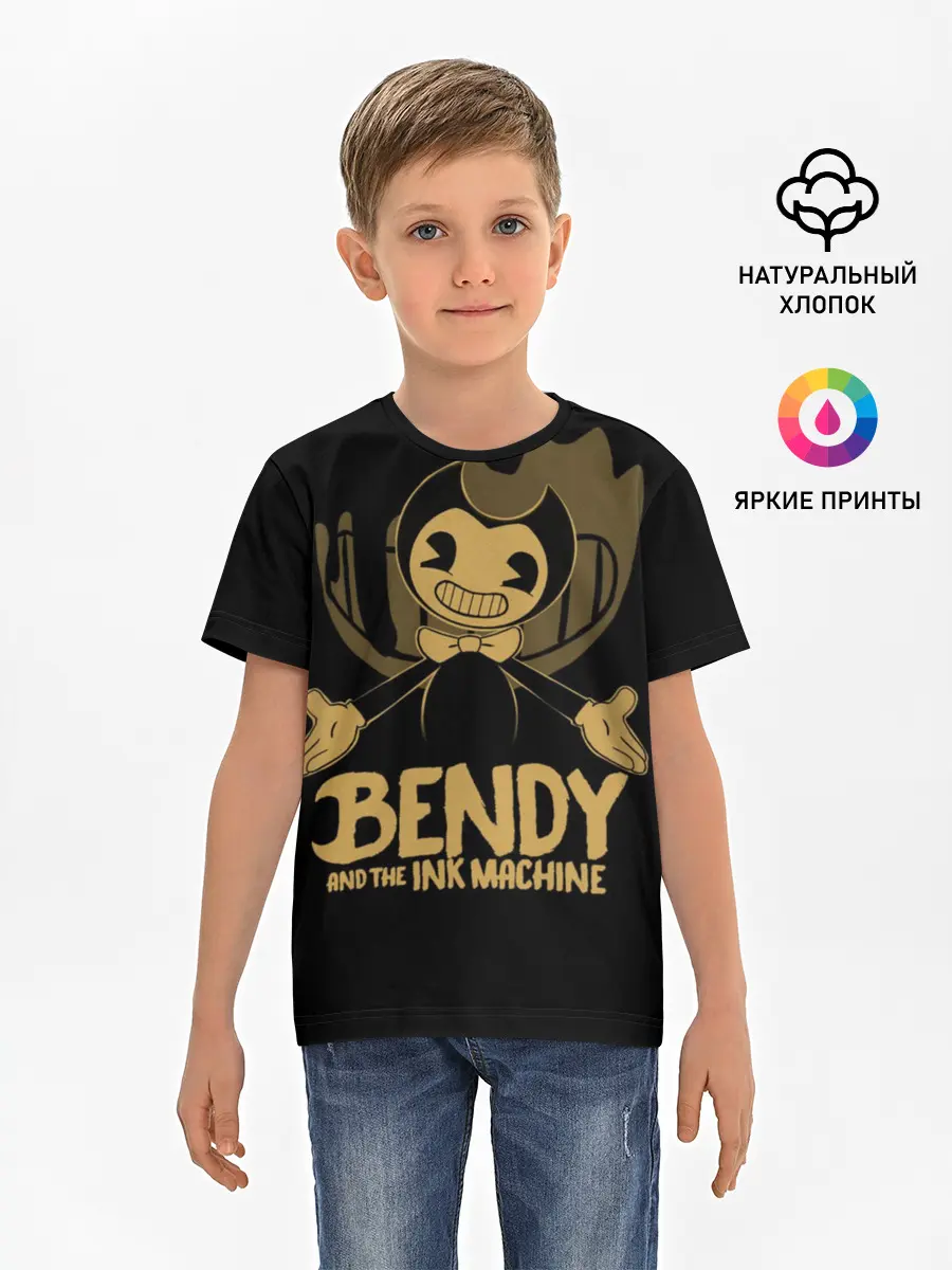 Детская базовая футболка / Bendy and the ink machine