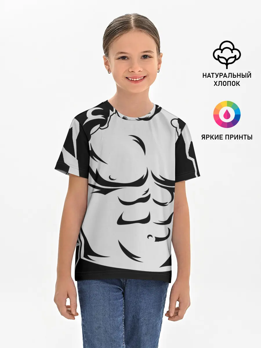 Детская базовая футболка / Хабиб Нурмагомедов