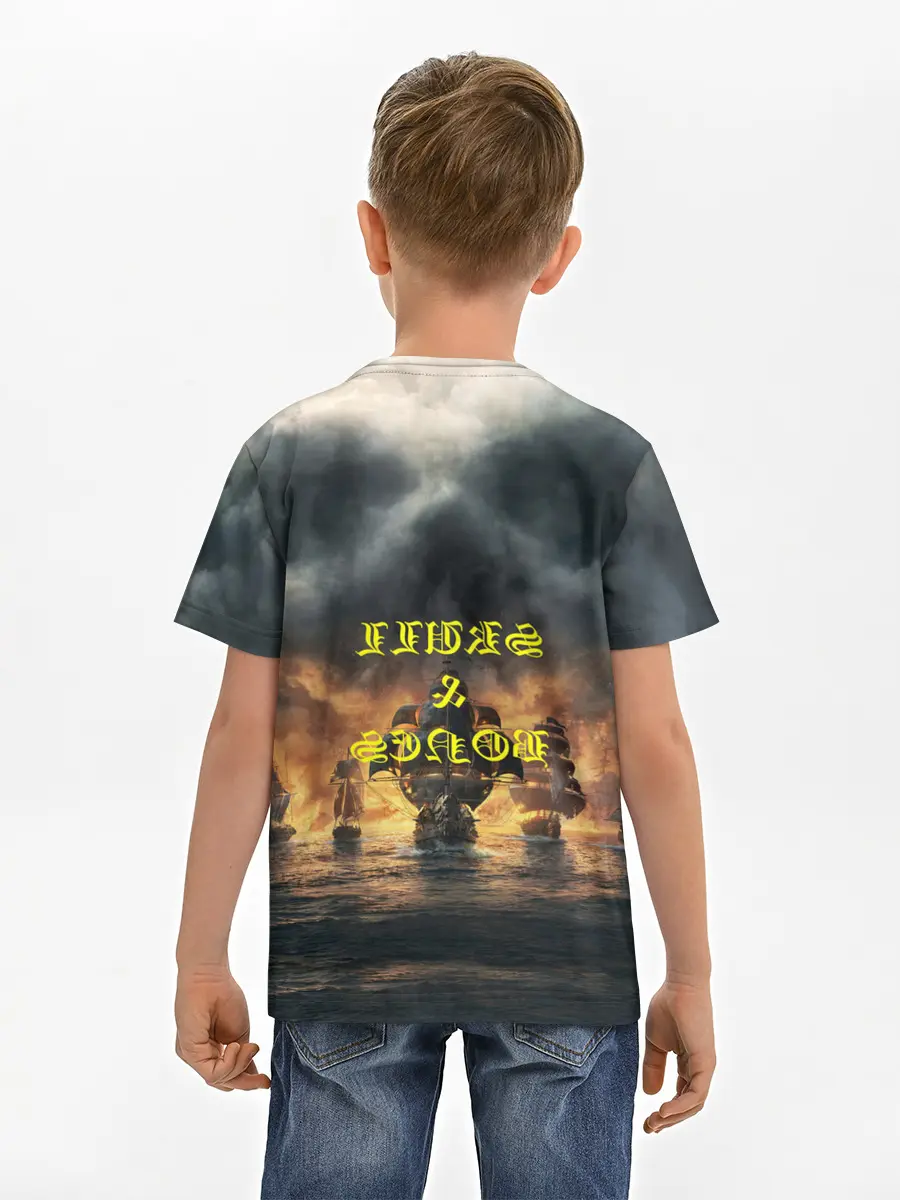 Детская базовая футболка / Skull & Bones | Пираты