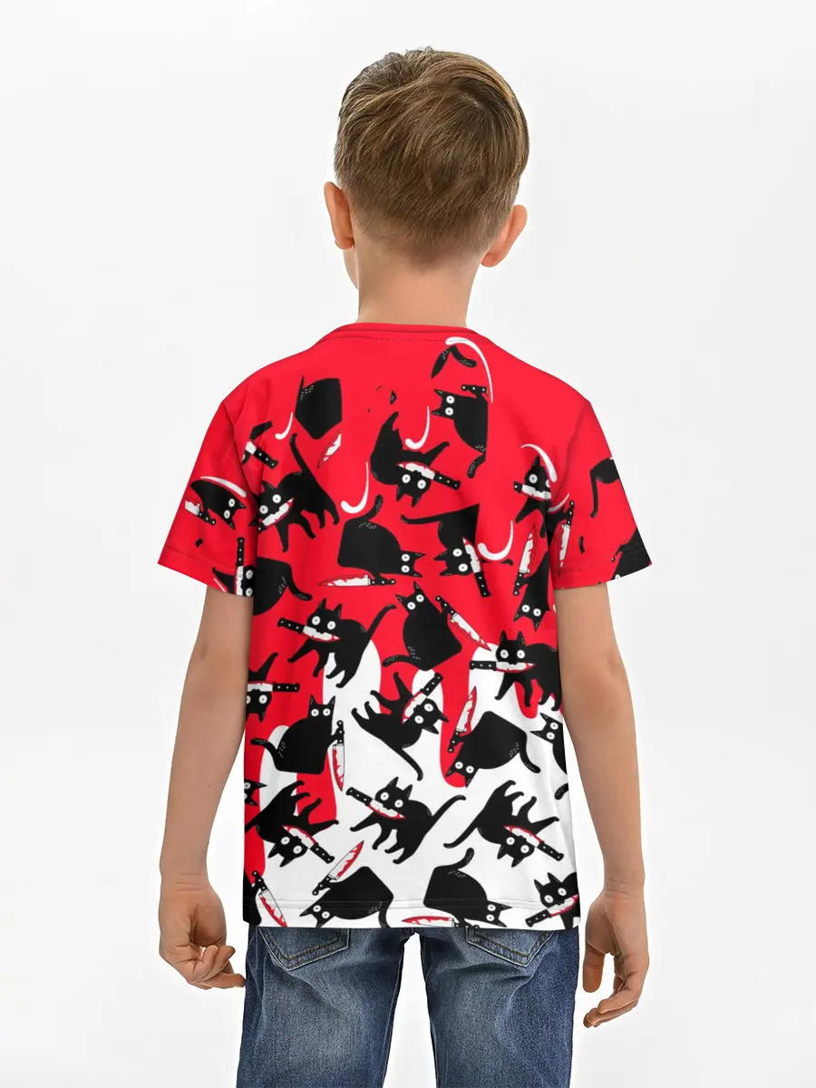 Детская базовая футболка / WHAT CAT