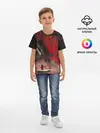 Детская базовая футболка / ЗМЕЙ ДРАКОН 3D
