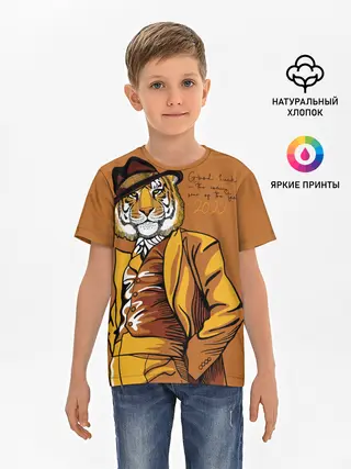 Детская базовая футболка / Good luck in the coming year of the Tiger!