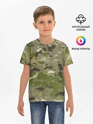 Детская базовая футболка / CAMOUFLAGE