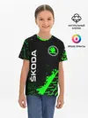 Детская базовая футболка / SKODA / Шкода