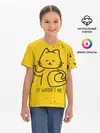 Детская базовая футболка / AMONG US - КОТИК