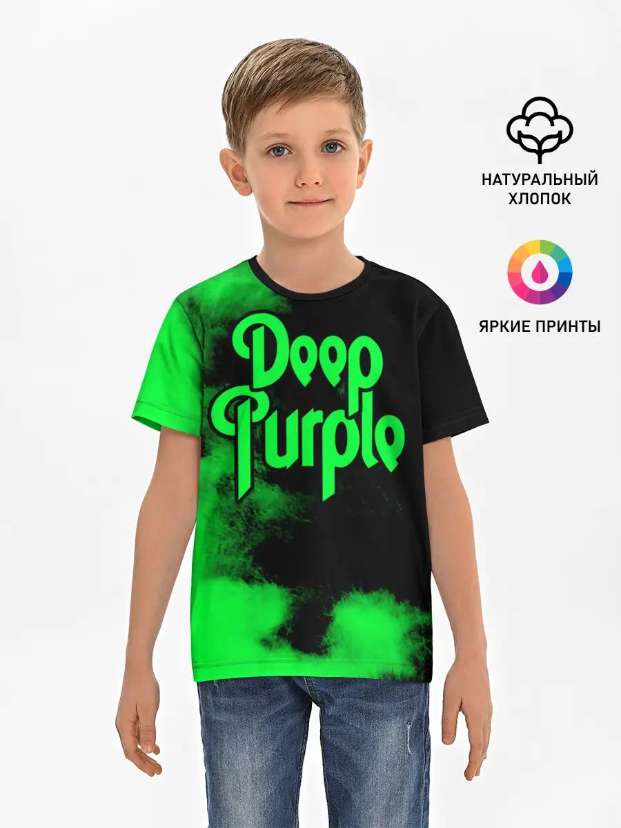 Детская базовая футболка / Deep Purple