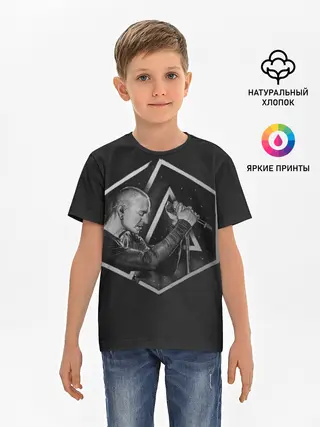 Детская базовая футболка / Честер скетч