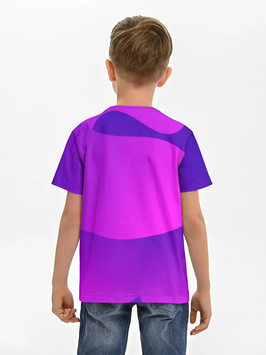 Детская базовая футболка / НЕОНОВАЯ ГЕОМЕТРИЯ