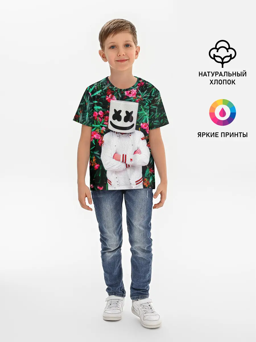 Детская базовая футболка / MARSHMELLO ROSES