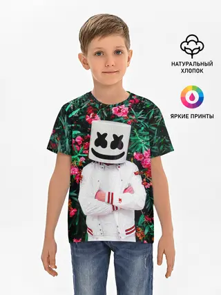 Детская базовая футболка / MARSHMELLO ROSES