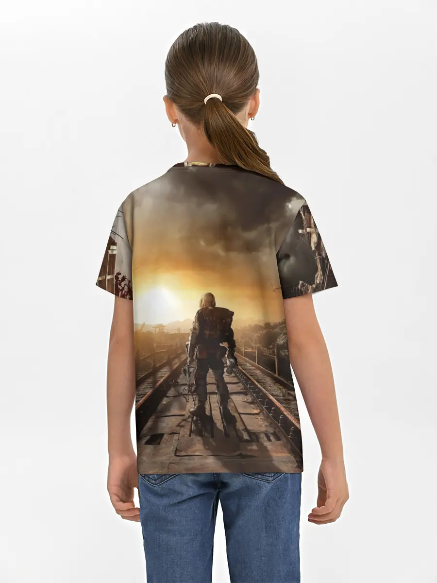 Детская базовая футболка / Metro 2033 постапокалипсис