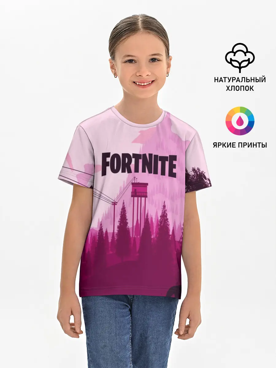 Детская базовая футболка / FORTNITE
