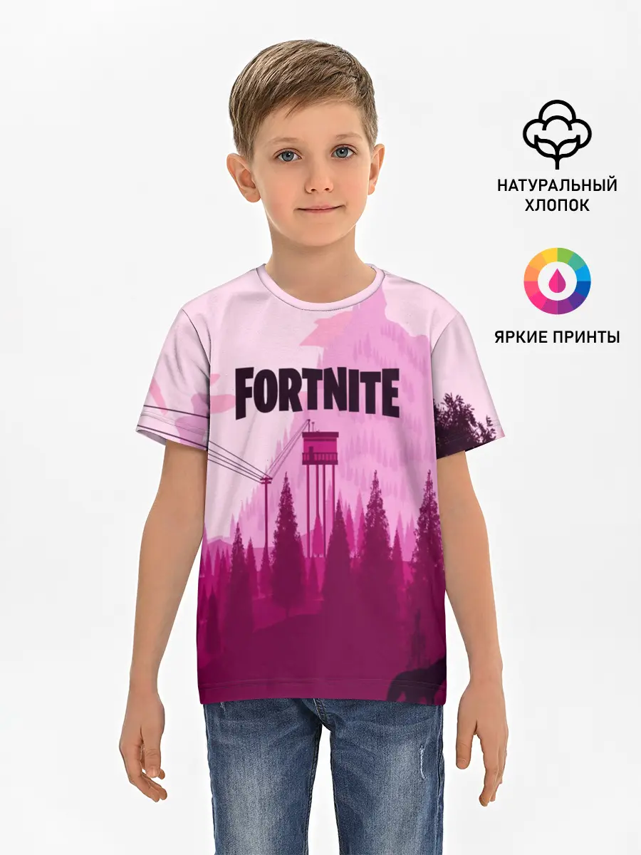 Детская базовая футболка / FORTNITE