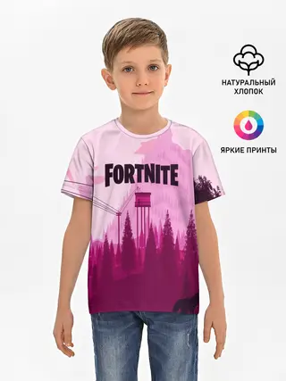Детская базовая футболка / FORTNITE