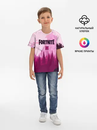 Детская базовая футболка / FORTNITE