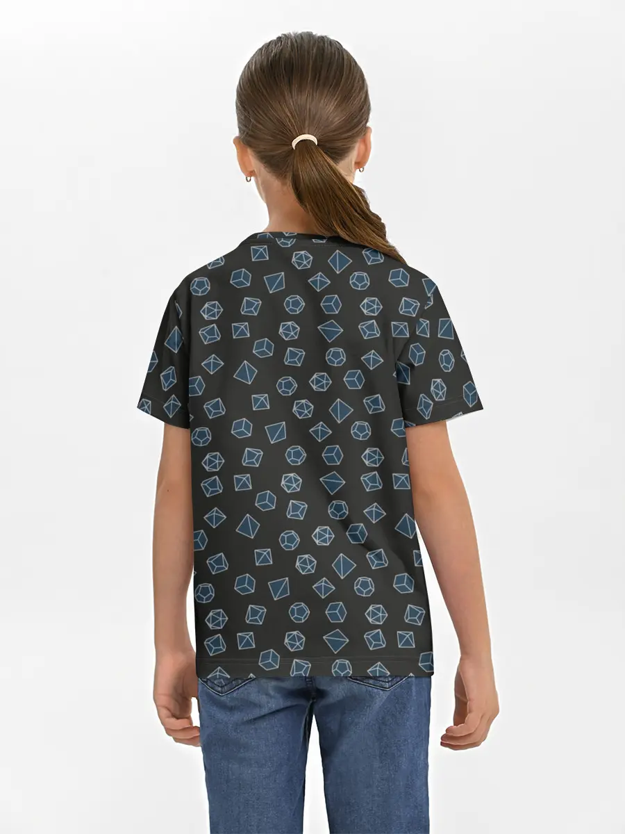 Детская базовая футболка / Дайсы D&D