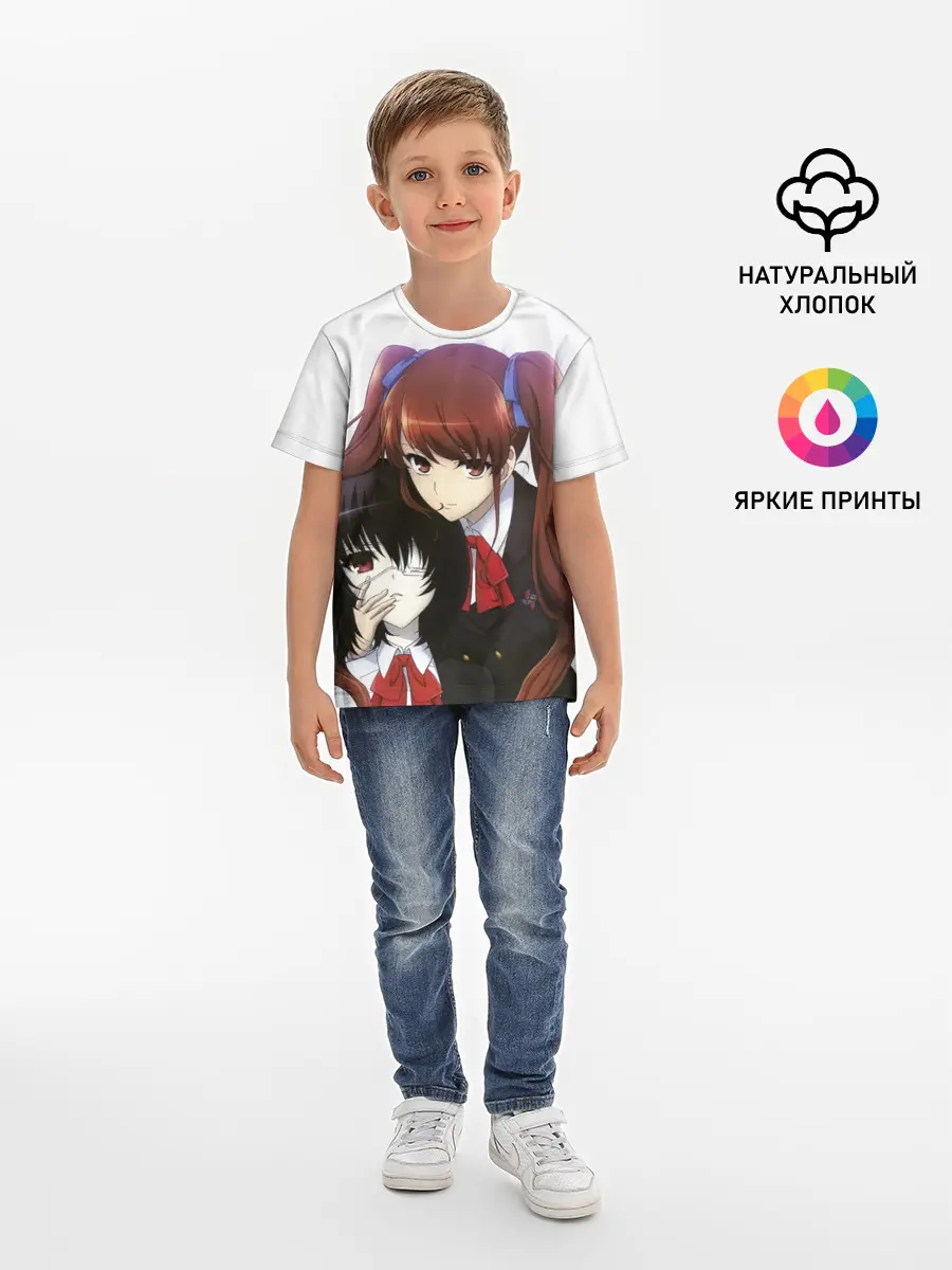 Детская базовая футболка / мисаки мэй и идзуми акадзава