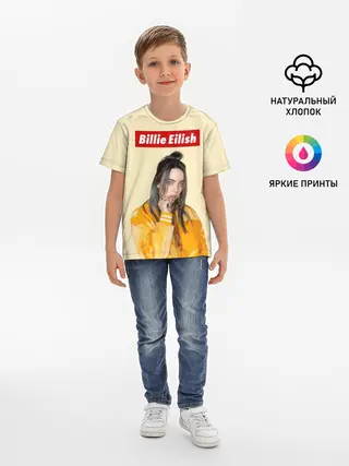 Детская базовая футболка / BILLIE EILISH.